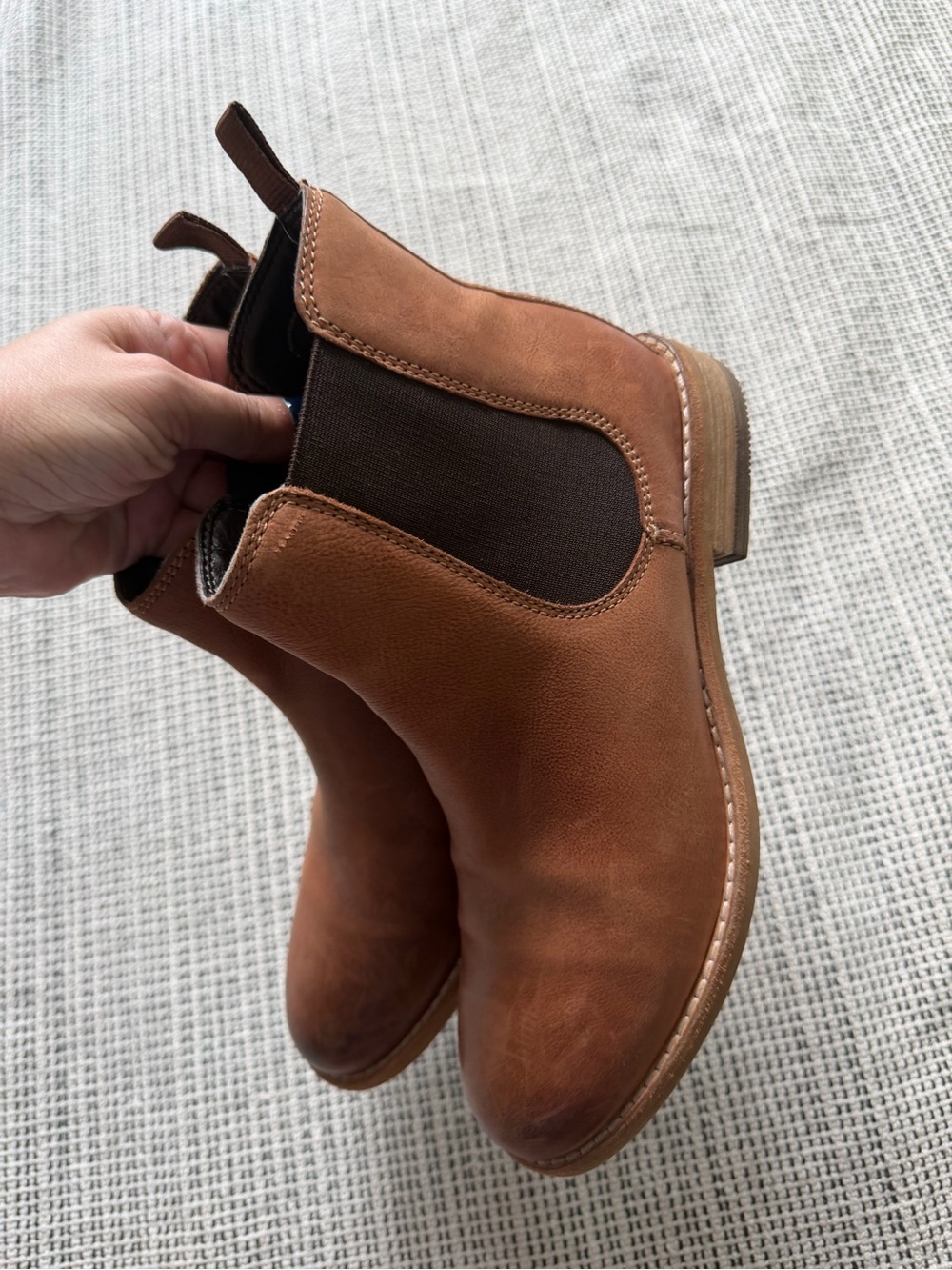Clarks Artisan Chelsea Brown Leather Boots